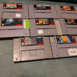 Original Super Nintendo (SNES) Games For Sale