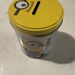 Minion Tin Can Coin Bank