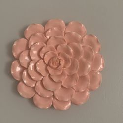 Set Of 2 Ceramic Rose Decor 3D
