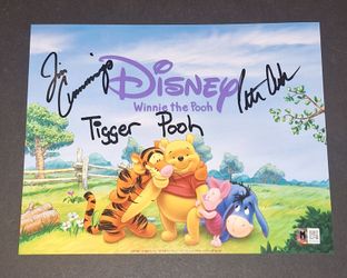 🔥Peter Cullen And Jim Cummings Signed Autographed 8x10 Winnie The Pooh MAS COA 🔥
