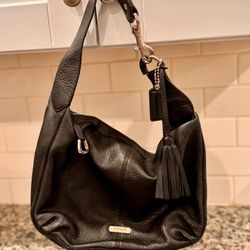 Coach Avery Leather Hobo Shoulder Purse