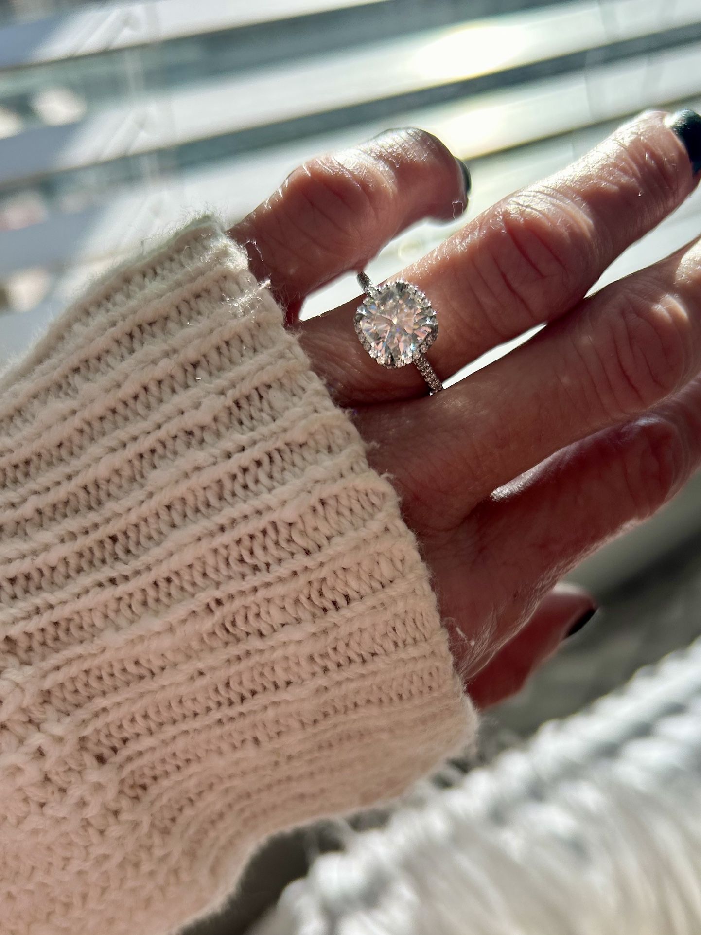 3 Carat Engagement Ring - Lab Simulated