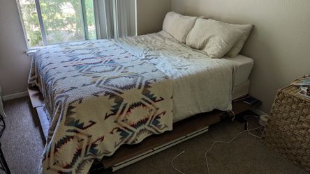 Bamboo Eco Friendly Mattress With Wood Platform