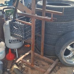 Engine Tear Down Stand Organizer, Holds Heads Crank Rods Intake Misc Rolling Stand. Custom Made.  Apache Junction Arizona 