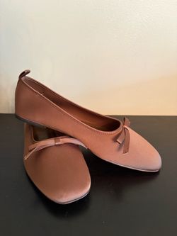 Dusty Rose Ballet Flats with Bow Detail H&M