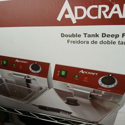 Adcraft Double Tank Deep Fryer
