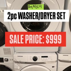 Washer And Dryer Set White 