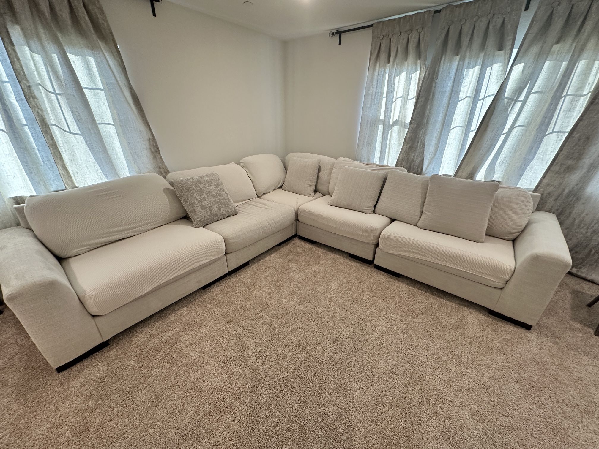 Couches 5 Piece Sectional / Natural Color