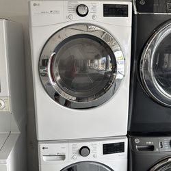 LG front load washer dryer set
