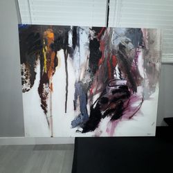 ABSTRACT PAINTING ( 64 IN X 60 IN )
