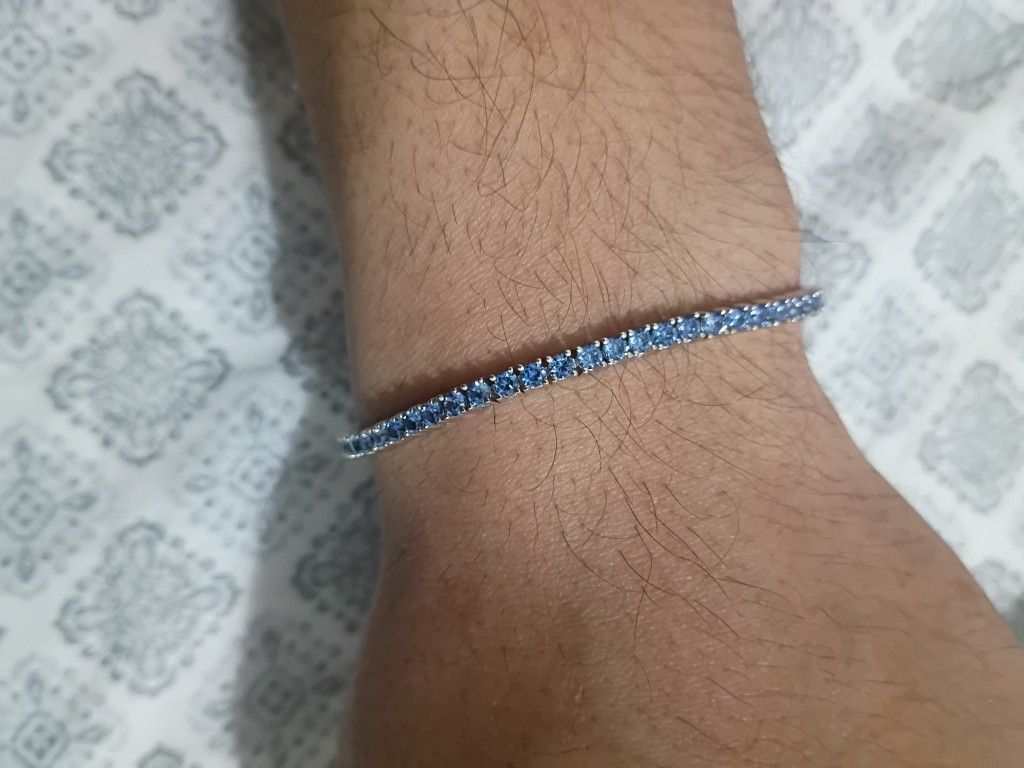 Tanzanite Bracelet 7 Inches Long