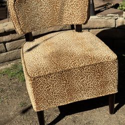 Vintage Leopard Chair