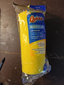 QUICKIE MOP &SCRUB ROLLER MOP REFILL 