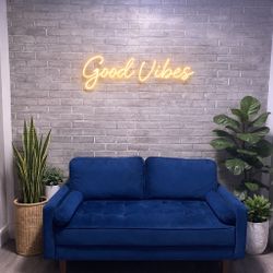 Blue Velvet Sofa Loveseat Couch 