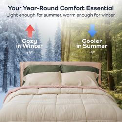 Olive + Crate Bamboo Comforter Queen Size