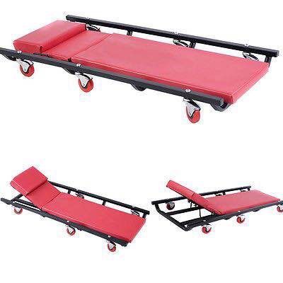 New in box mechanic creeper rolling shop garage auto car repair work tool wheel cart lay down bed