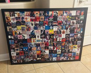Framed Album Cover Collage Wall Art 1 of 1 only