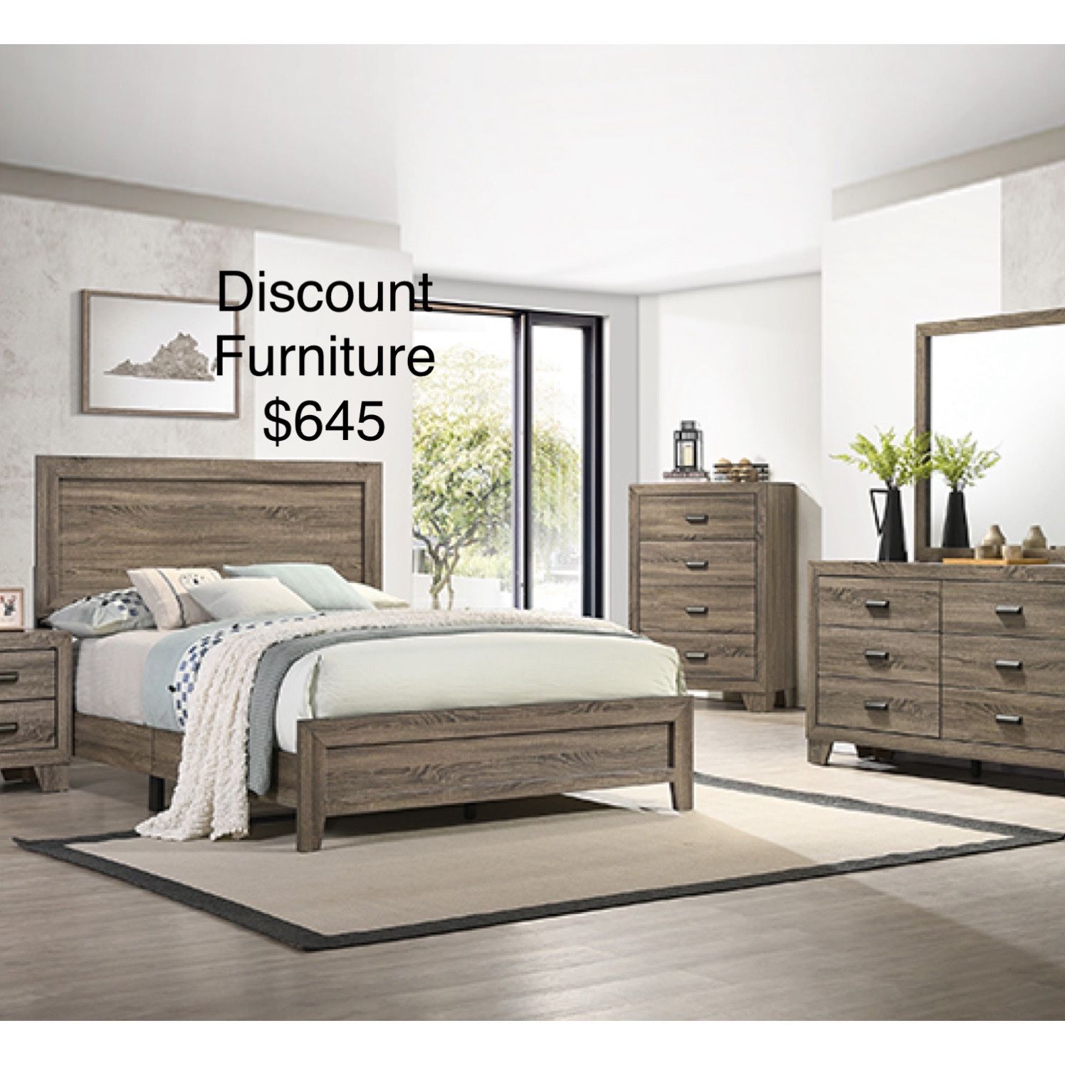 Queen Size 5 Pc Bedroom Set 