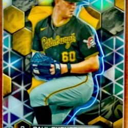 🔥2 CARD LOT 🔥 Paul Skenes Refractor Bowman’s Best 
