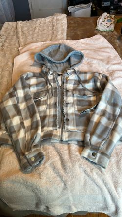Plaid Hooded Flannel Shacket