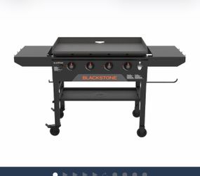 4 burner black stone