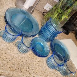 Vintage Forte Crisa Azure 20 Piece Setting