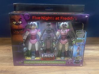 FNAF Glamrock Chica and Shattered Glamrock Chica
