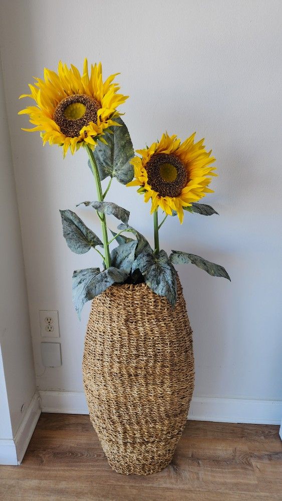 Woven  Flower Pot Planter Basket