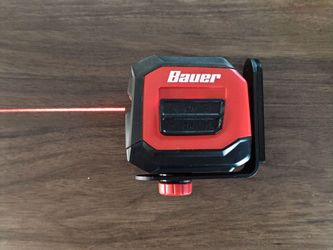 BAUER 30 ft. Self-Leveling Cross-Line Laser Level