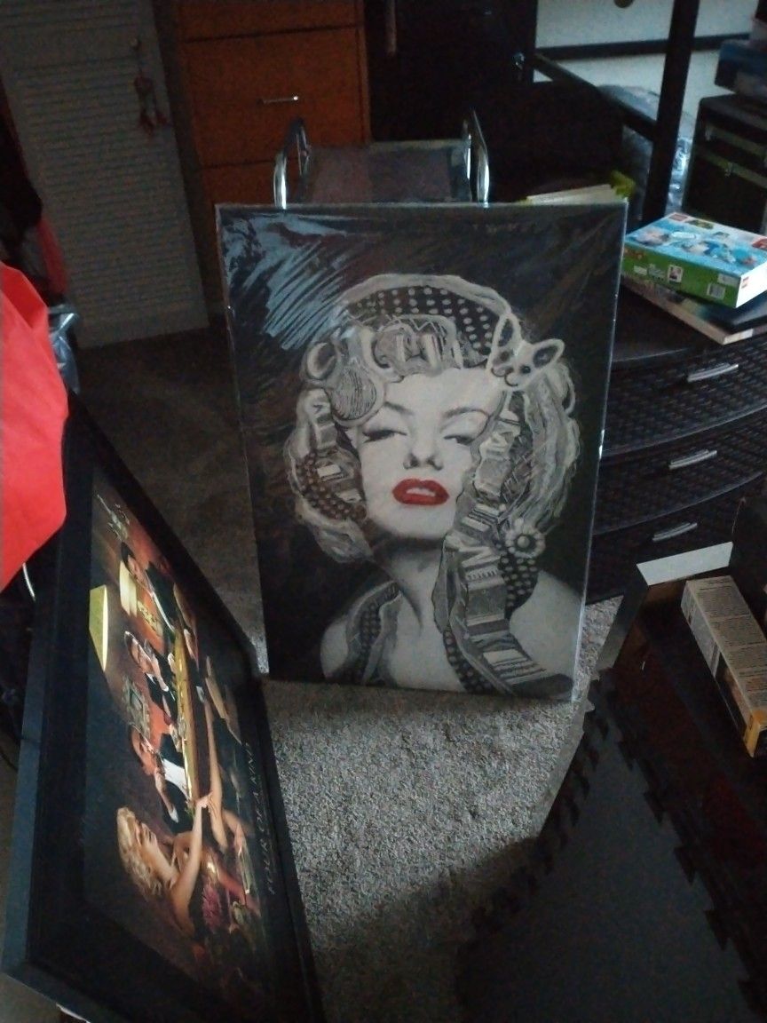 New marilyn monroe Large Canvas Print Ready To Hang 