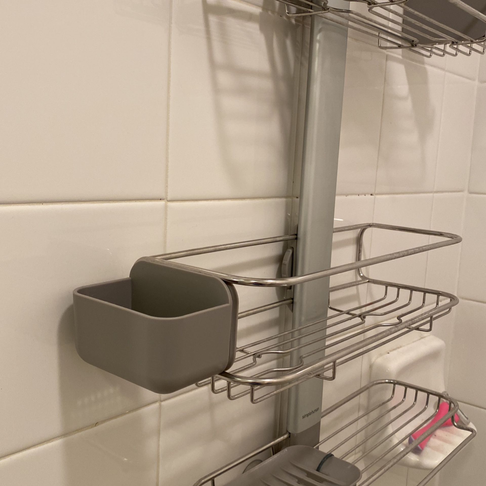 Simplehuman Large Adjustable Shower Caddy for Sale in San