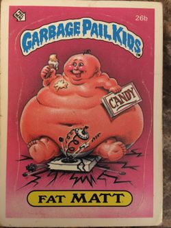 Garbage pail kids card