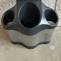 Blow dryer, curling iron holder