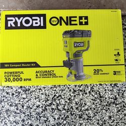 ROUTER RYOBI 18V BATTERY AND CHARGER INCLUDED 