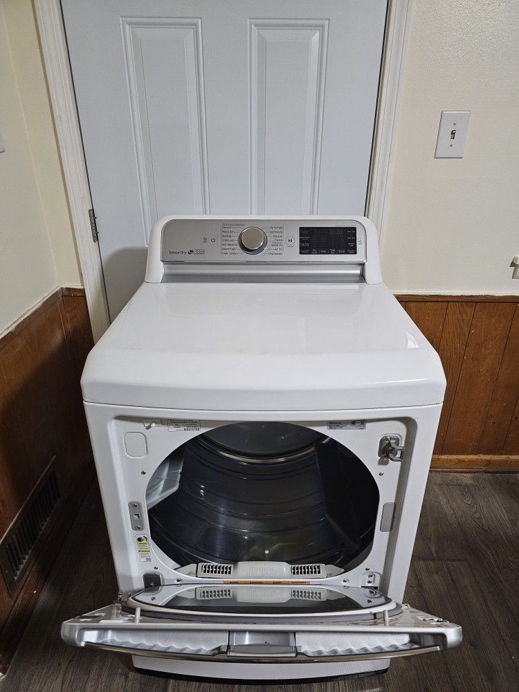 SET WASHER AND DRYER LG XL CAPACITY 5.2 CU GOOD CONDITION BOTH ELECTRIC LARGE CAPACITY HEAVY DUTY DELIVERY AVAILABLE