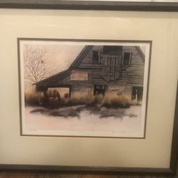 Ben Williams Signed Lithograph “Still Summer”