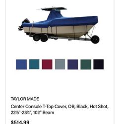 Taylor Made Boat Cover