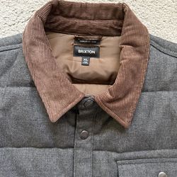 Brixton Cass Menswear Jacket Mixed Tweed Size XL