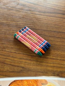 Limited edition crayons from Dennys