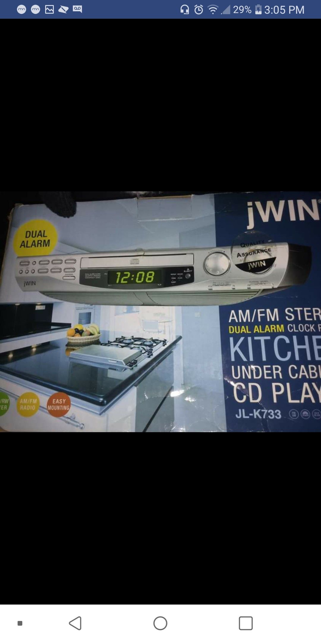 Jwin stereo system