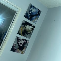 Tupac Wall Art Canvases