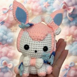 Sylveon the Fairy Eeveelution Pokemon Crochet