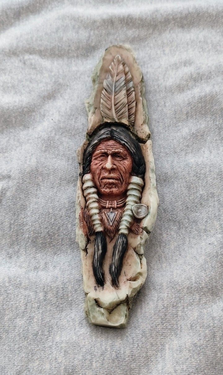 Resin Native American Wall Decoration