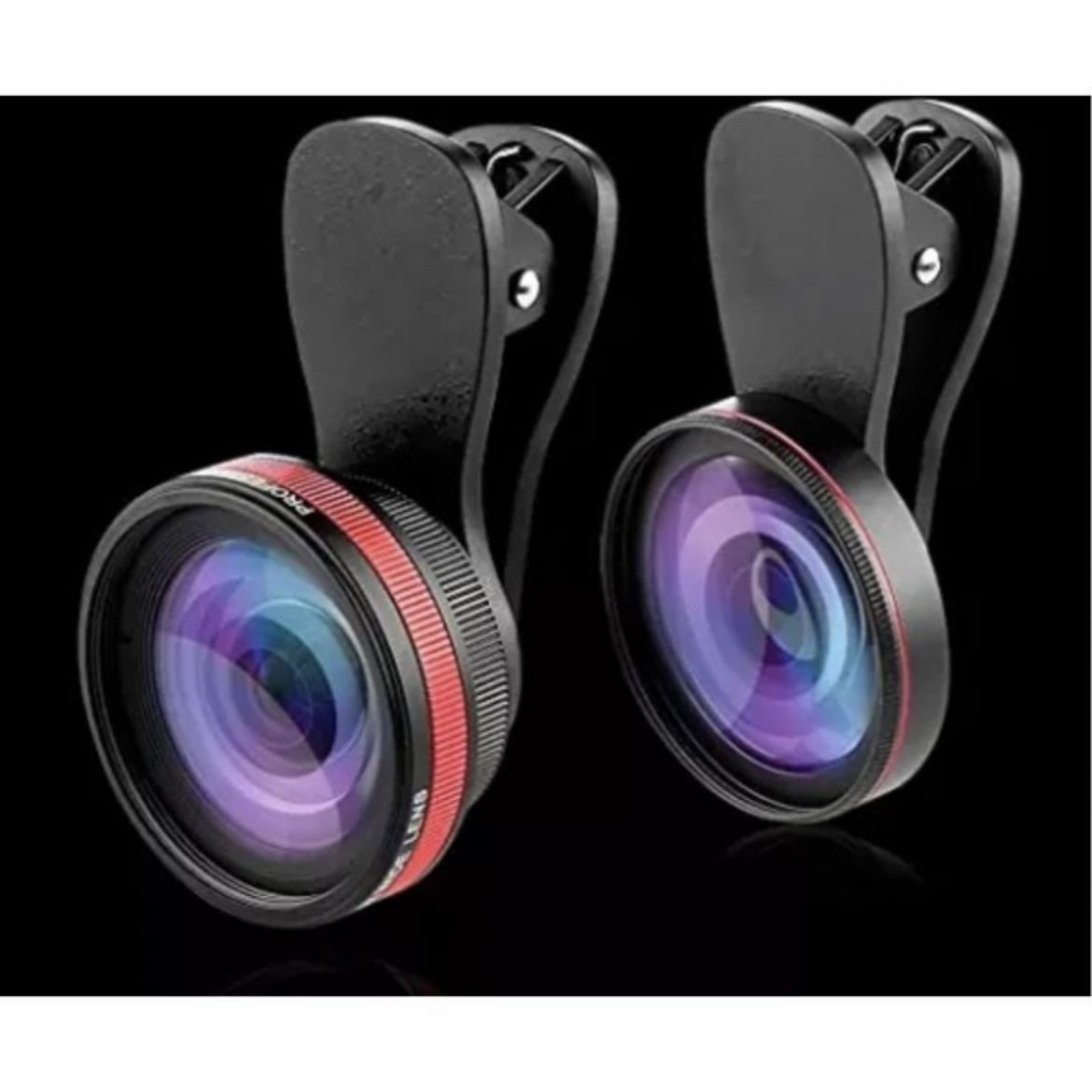 LIEQI Phone Camera Lens Kit 2 in 1 (0.6x Super Wide Angle + 15x Macro Lens)
