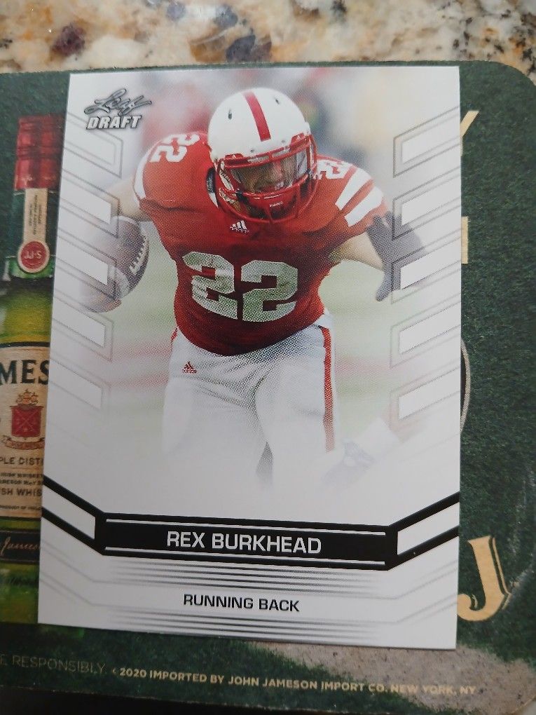 Rex Burkhead Senior Card NU