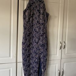 Women’s. VENUS Blue Lace Party Cocktail Dress Via 
