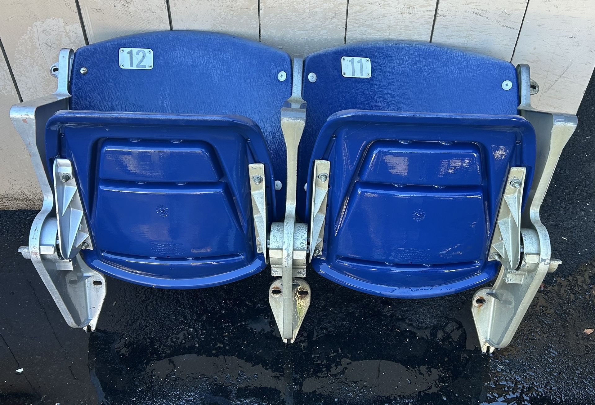 Authentic Qualcomm Stadium Seats – Pair (#11 & #12)
