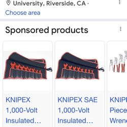 Knipex Insulated Open Hand Wrench Set