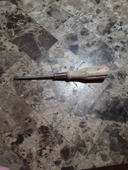 Vintage Phillips Vintage Wood Screwdriver Lic. 7 with Wooden Handle ~ 6.5” Total Length


