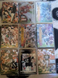 RAIDERS FOOTBALL CARDS